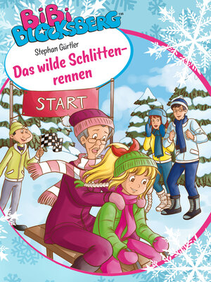 cover image of Das wilde Schlittenrennen